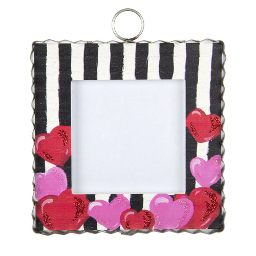 RTC Mini Gallery Charm - Elegant Heart Photo Frame