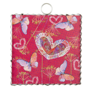 RTC Mini Gallery Charm - Hearts & Butterflies