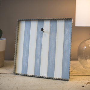 RTC Mini Gallery Display Board - Gray & White Striped