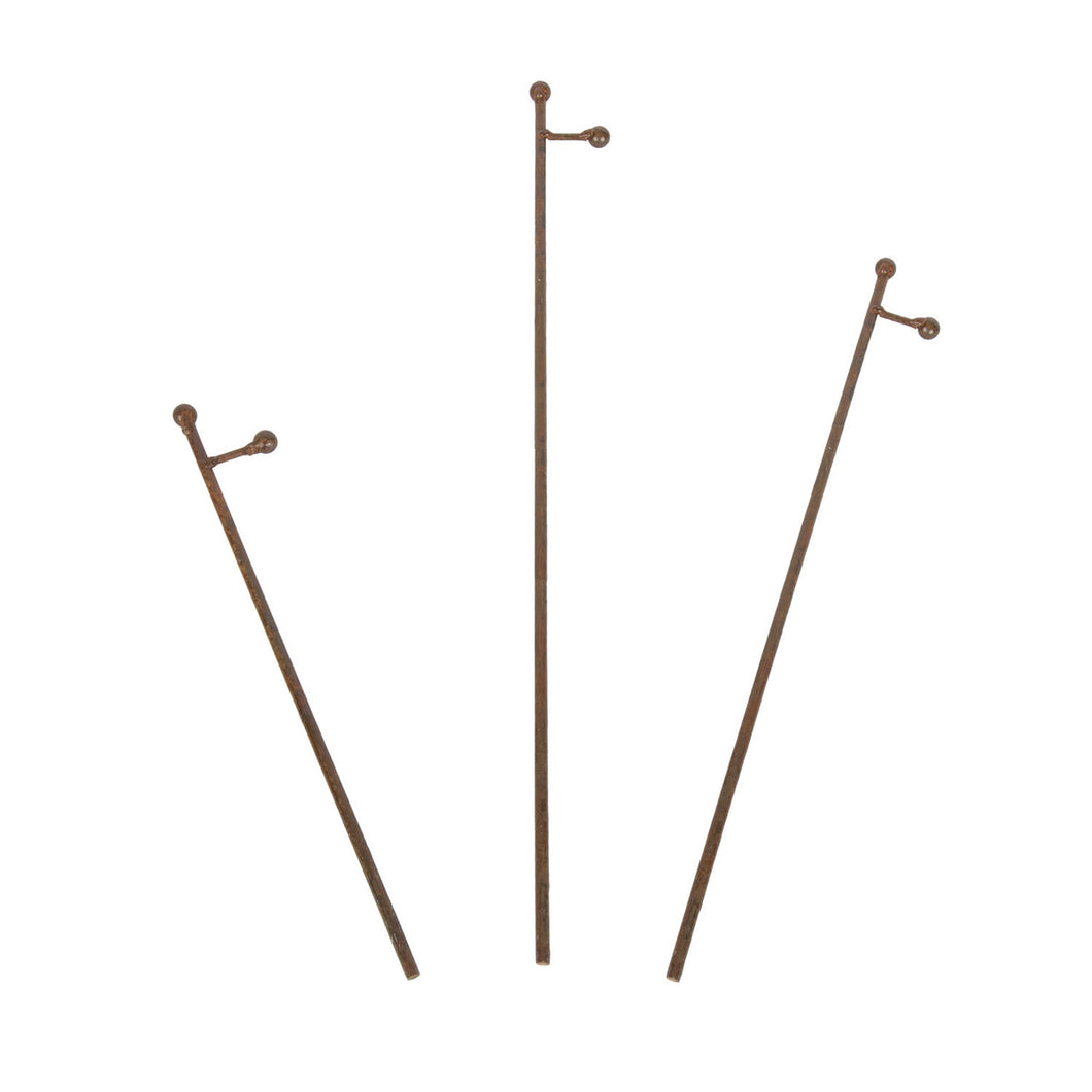 RTC Mini Gallery Display Stakes - Rust