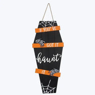 Wooden Coffin Wall Hanging