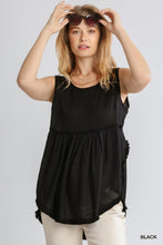 Load image into Gallery viewer, Waffle Knit Aubrey Tank - Black