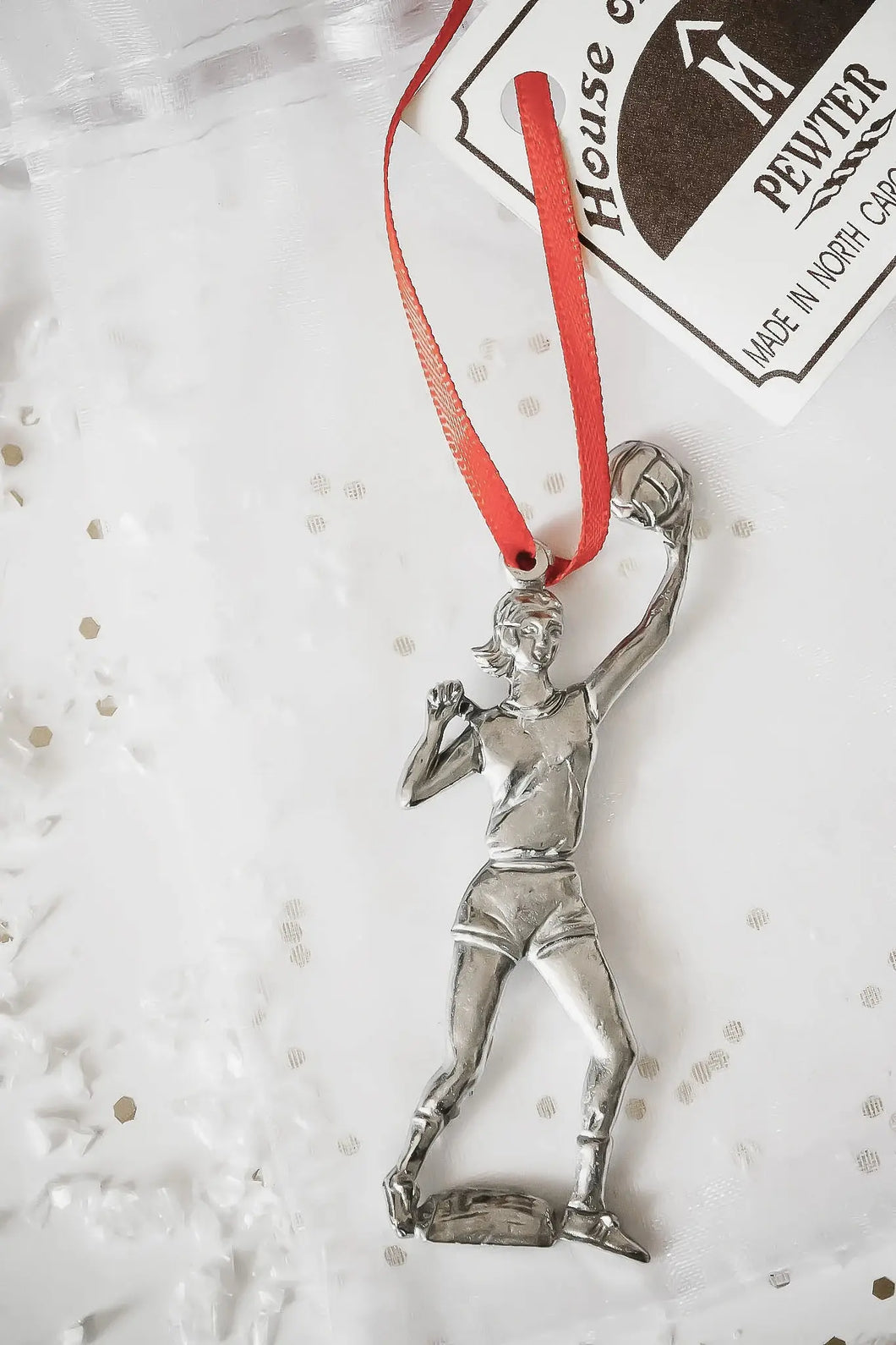 Handmade Volleyball Player Christmas Ornament