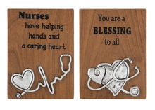 Load image into Gallery viewer, GANZ Nurse Mini Desk Plaques