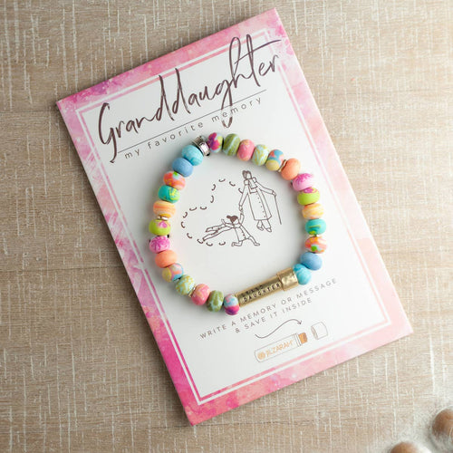 Granddaughter Message Bracelet
