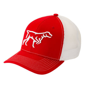 Fieldstone 3D Dog Puff Hat - Red