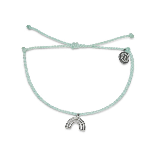 Pura Vida Charm Bracelet - Chasing Rainbows Silver