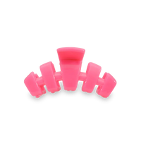 Tiny Teleties Hair Clip - Hot Pink