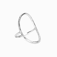 Load image into Gallery viewer, Open Oval Ring by Pura Vida- Silver