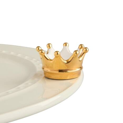 Nora Fleming Mini - Gold Crown