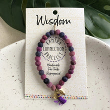 Load image into Gallery viewer, Kantha Connection Bracelet- Wisdom/Purple {by World Finds}