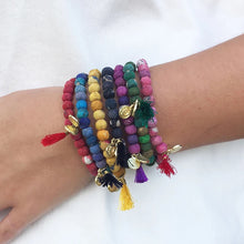 Load image into Gallery viewer, Kantha Connection Bracelet- Wisdom/Purple {by World Finds}