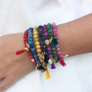 Kantha Connection Bracelet- Wisdom/Purple {by World Finds}