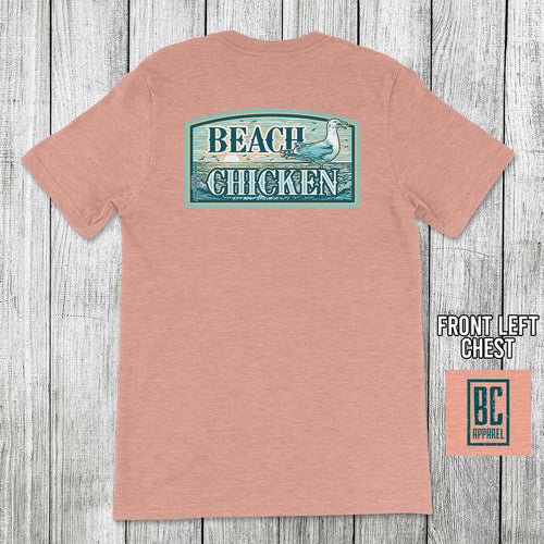 Bella Cotton- Beach Chicken Short Sleeve Tee