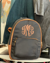 Load image into Gallery viewer, Black Nylon Lauren Backpack by Viv &amp; Lou