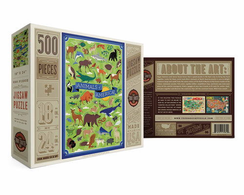 Animals of North America Jigsaw Puzzle