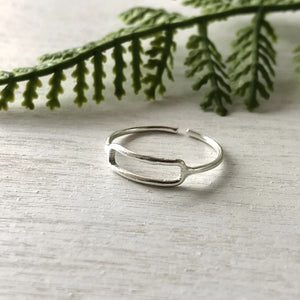 Rippled Rectangle Ring {by World Finds}