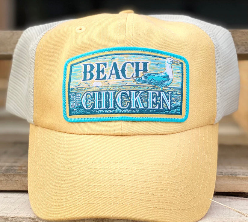 Beach Chicken Hat by Bella Cotton - Yellow