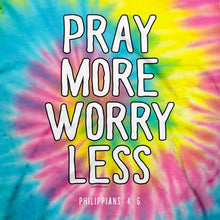 Load image into Gallery viewer, “Pray More Worry Less” Tee