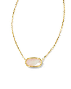 Elisa Gold Pendant Necklace in Golden Abalone by Kendra Scott