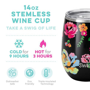 SWIG Wine Cup - Fleur Noir