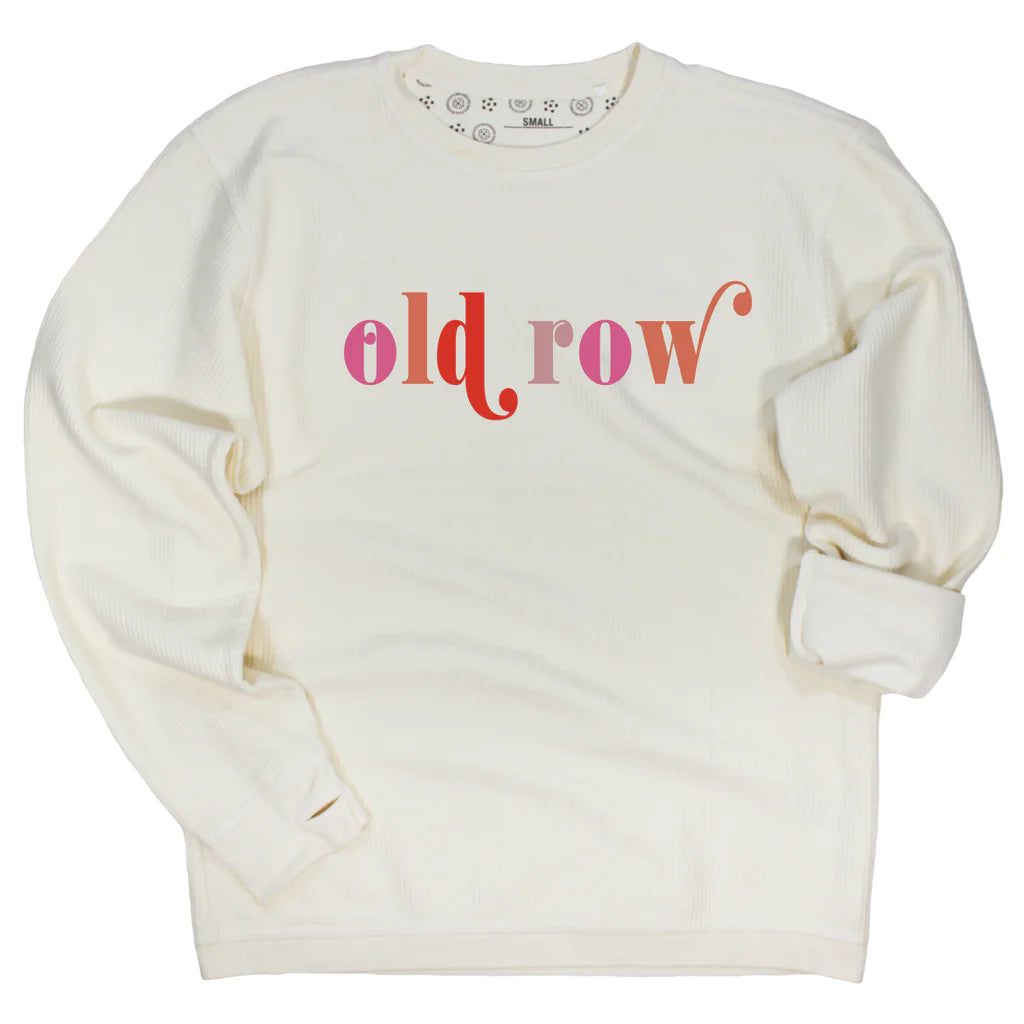 Old Row Corded Crewneck