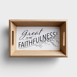 Great is Thy Faithfulness - Decorative Tray