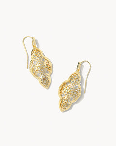 Abbie Drop Earrings in Gold by Kendra Scott