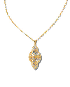 Abbie Long Pendant Necklace in Gold by Kendra Scott