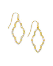 Load image into Gallery viewer, Abbie Small Open Frame Earrings in Gold by Kendra Scott
