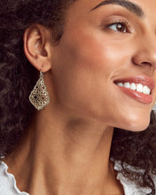 Load image into Gallery viewer, Addie Drop Earrings in Gold Filigree by Kendra Scott
