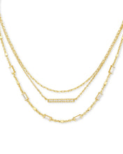 Load image into Gallery viewer, Addison Multi Strand Necklace in Gold by Kendra Scott