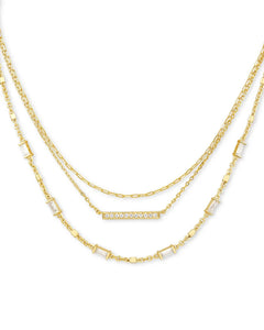 Addison Multi Strand Necklace in Gold by Kendra Scott