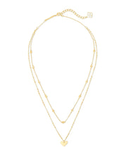 Load image into Gallery viewer, Ari Heart Multi Strand Necklace in Gold by Kendra Scott