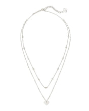 Load image into Gallery viewer, Ari Heart Multi Strand Necklace in Silver by Kendra Scott