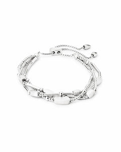 Chantal Beaded Bracelet in Silver by Kendra Scott