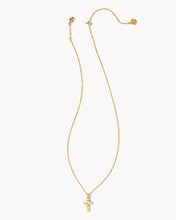Load image into Gallery viewer, Kendra Scott Cross Pendant Necklace in Gold
