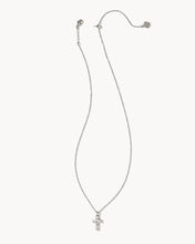 Load image into Gallery viewer, Kendra Scott Cross Pendant Necklace in Silver