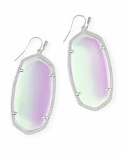 Load image into Gallery viewer, Danielle Silver Drop Earrings in Dichroic Glass by Kendra Scott