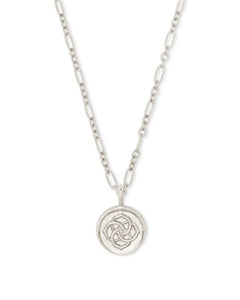 Dira Coin Pendant Necklace in Silver by Kendra Scott