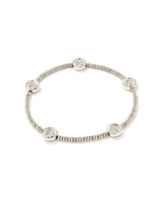 Load image into Gallery viewer, Dira Coin Stretch Bracelet in Silver by Kendra Scott