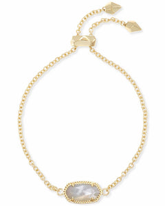 Elaina Gold Chain Bracelet in Ivory Mother of Pearl by Kendra Scott