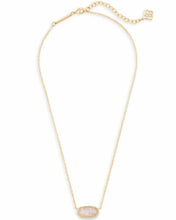 Load image into Gallery viewer, Elisa Gold Pendant Necklace in Rose Quartz by Kendra Scott