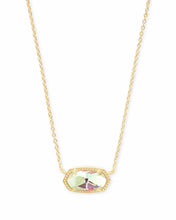 Load image into Gallery viewer, Elisa Gold Pendant Necklace in Dichroic Glass by Kendra Scott