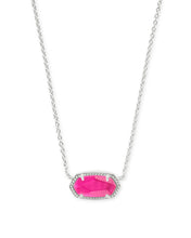 Load image into Gallery viewer, Elisa Silver Pendant Necklace in Azalea Illusion by Kendra Scott