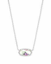 Load image into Gallery viewer, Elisa Silver Pendant Necklace in Dichroic Glass by Kendra Scott
