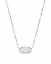 Load image into Gallery viewer, Elisa Silver Pendant Necklace in Iridescent Drusy by Kendra Scott