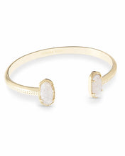 Load image into Gallery viewer, Elton Gold Cuff Bracelet in Iridescent Drusy by Kendra Scott