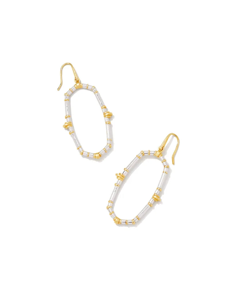 Essie Open Frame Earrings in Mixed Metal by Kendra Scott