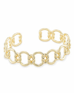 Fallyn Gold Cuff Bracelet by Kendra Scott